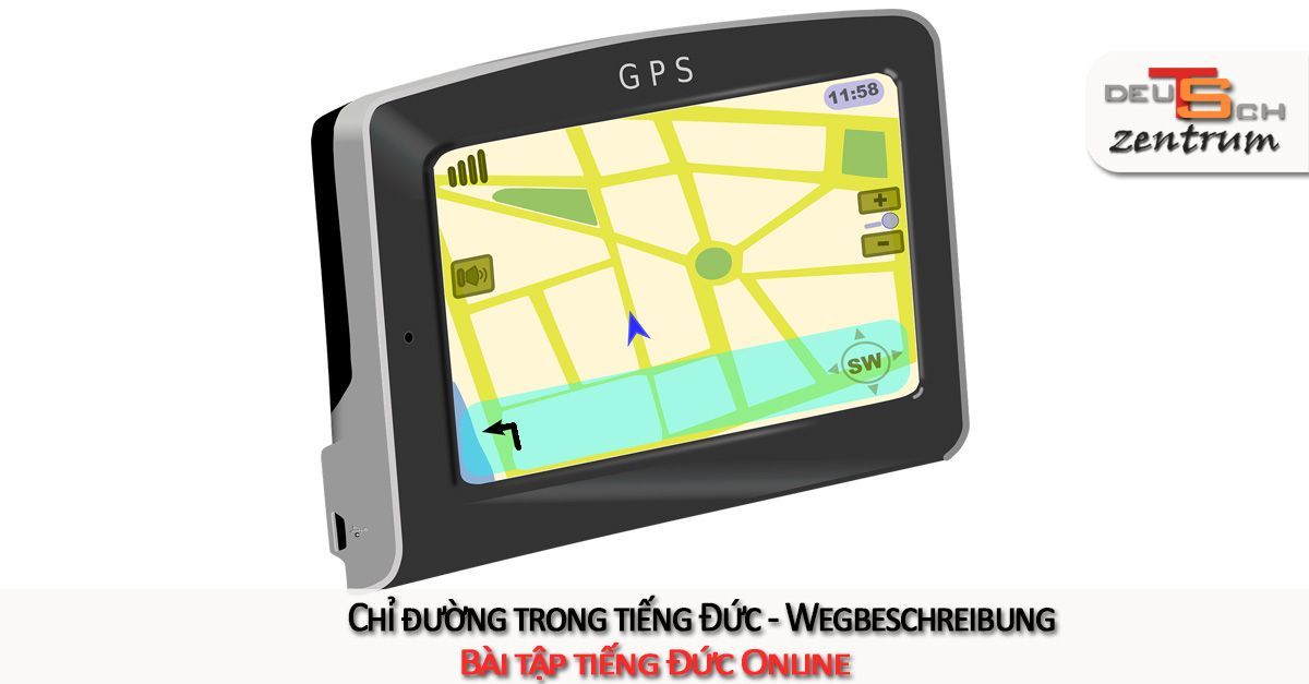 Chỉ đường trong tiếng Đức - Wegbeschreibung