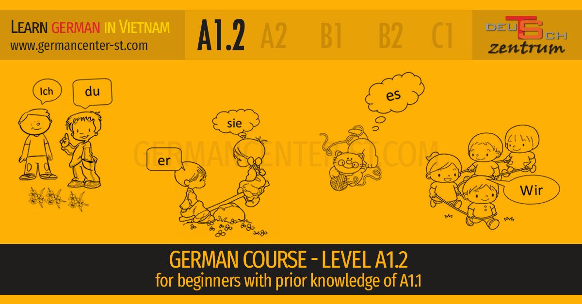 German Intensive A1.2 Course-A1 Classes - Germancenter-ST