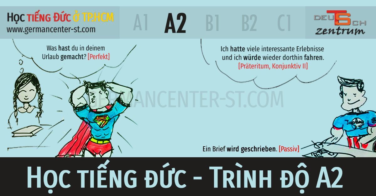 Học tiếng Đức – Trình độ A2